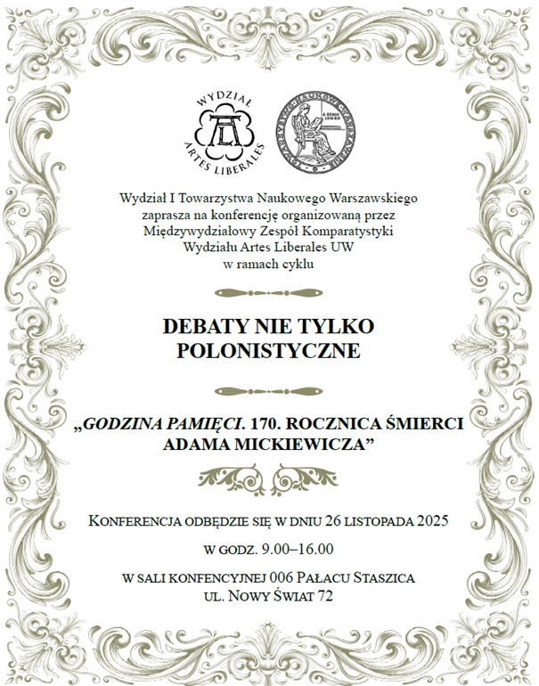2025 11 26 Debaty o Mickiewiczu